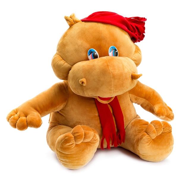 Мягкая игрушка Бегемот Дени 80 см