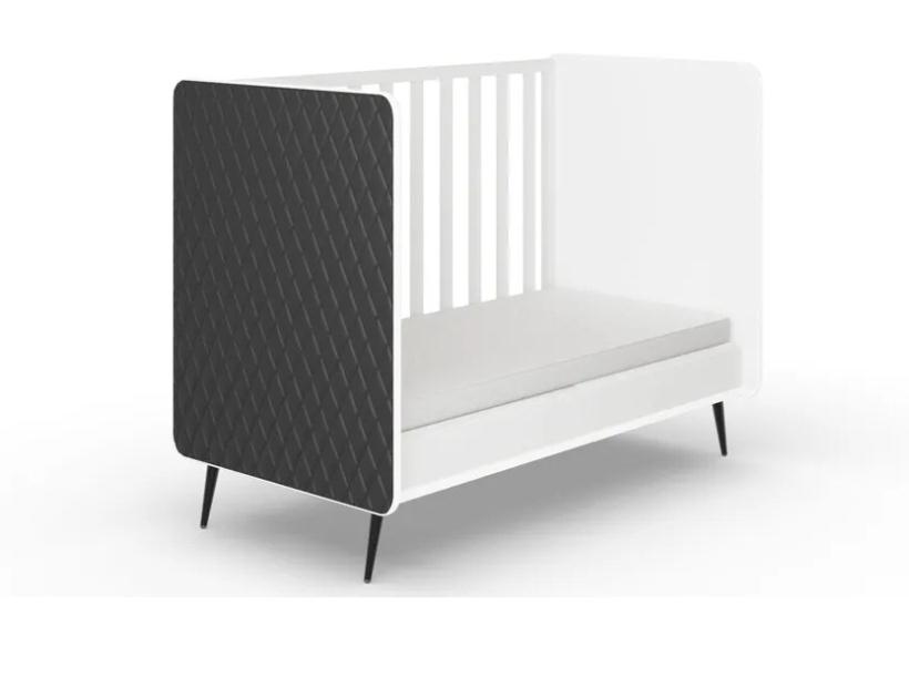 Кровать Элиза Премиум графит кожа