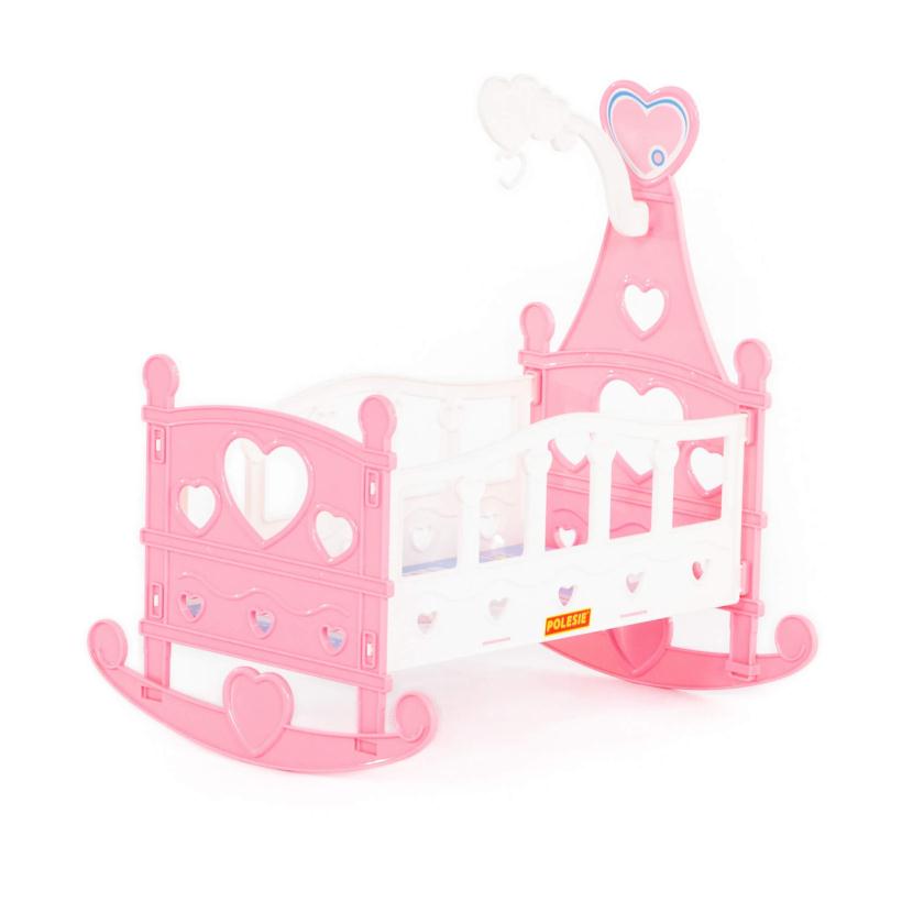 Кроватка-качалка Полесье сборная для кукол №3