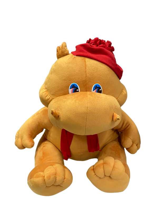 Мягкая игрушка Бегемот Дени 80 см