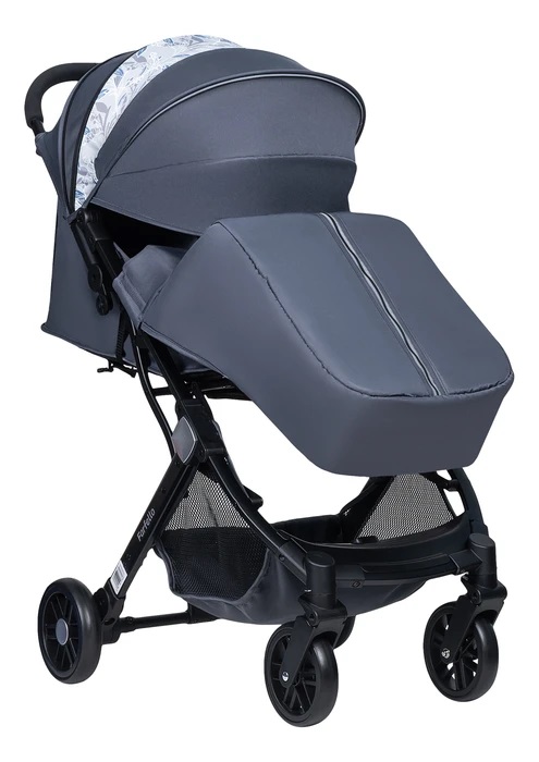 Коляска прогулочная Farfello Comfy Go Dark grey/colorful черная