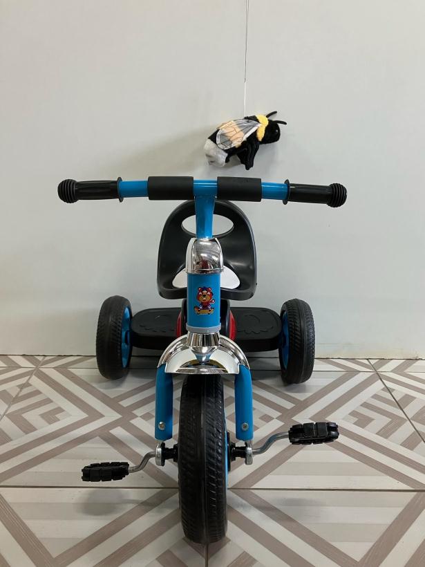 Велосипед детский трехколесный XAF-661 синий со светом, звуком