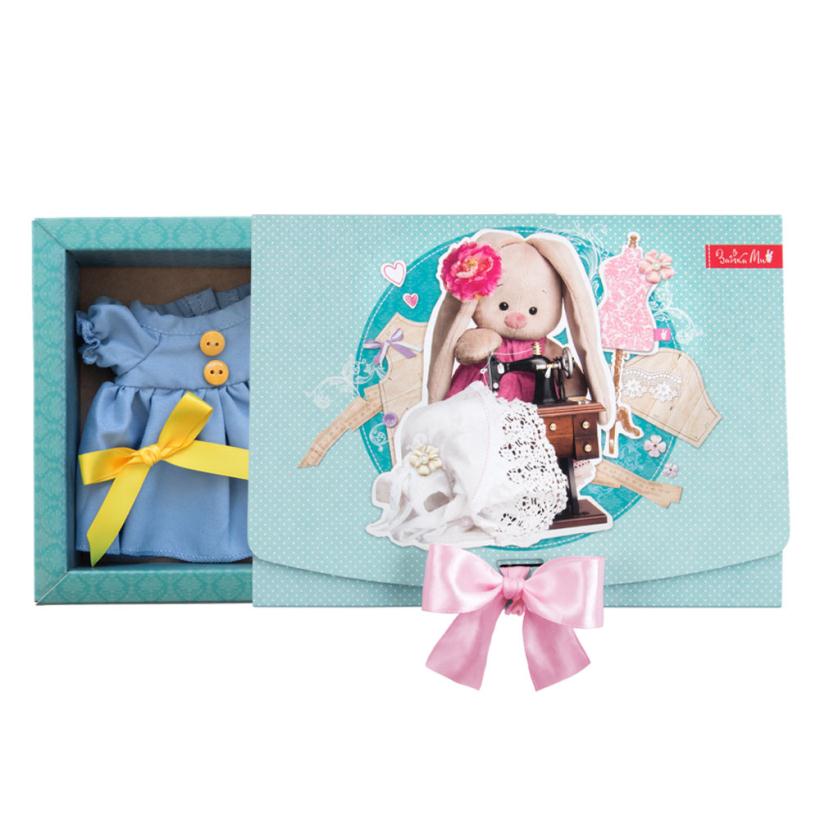 Голубое платье для Зайки Ми 15 см OSidX-509