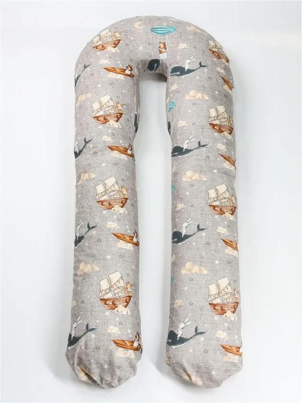 Подушка для беременных Большая подкова сказка, наполнитель шарики пенополистирола