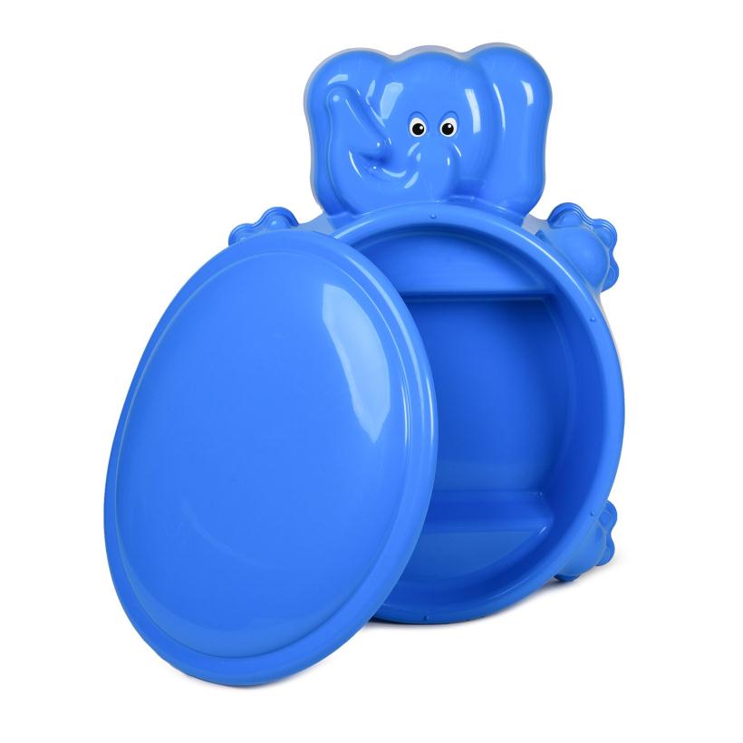 Песочница с крышкой Mochtoys "Слоник" размер 79 x 117 x 25 см арт.10038