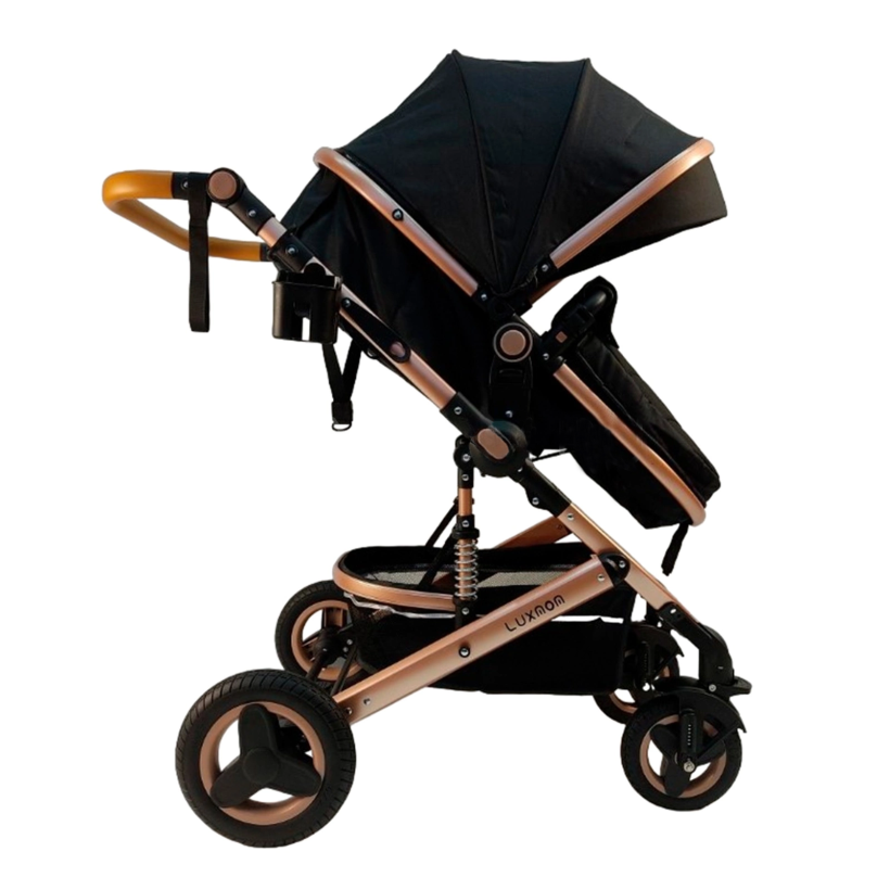 Коляска трансформер Luxmom 530W 2 в 1 черный