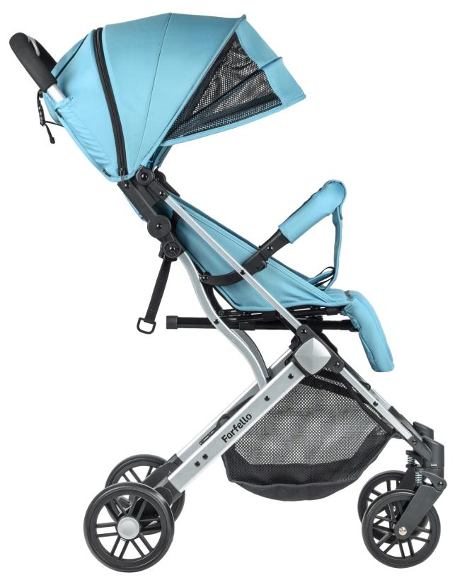 Коляска прогулочная Farfello Comfy Go Smoke mint