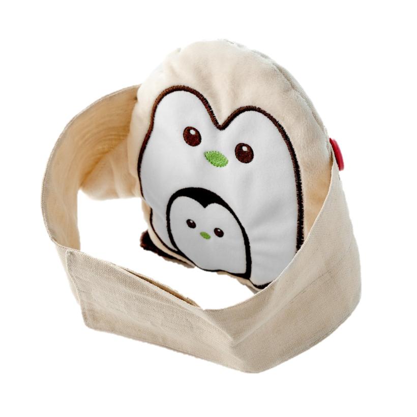 Игрушка-грелка ZerO-99 Пингвин с поясом, с вишневыми косточками