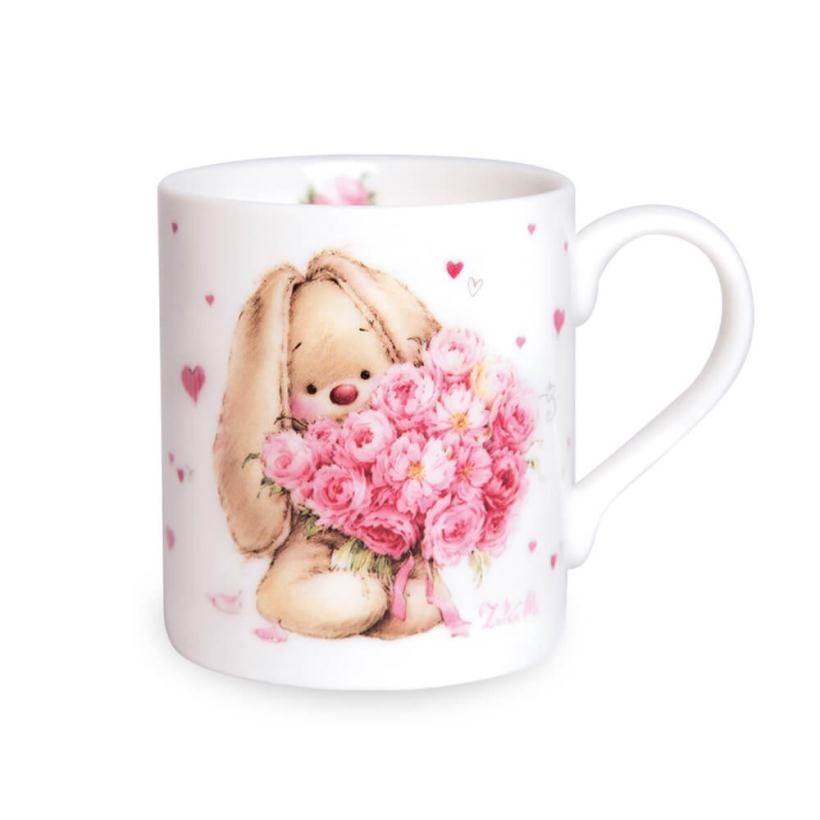 Кружка Зайка Ми с букетом 200 мл арт ММ1-001