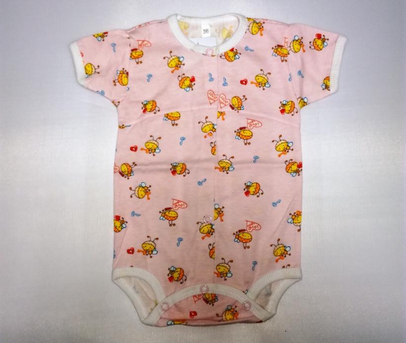 Боди кулирка с коротким рукавом кнопки Г01-22 р.50