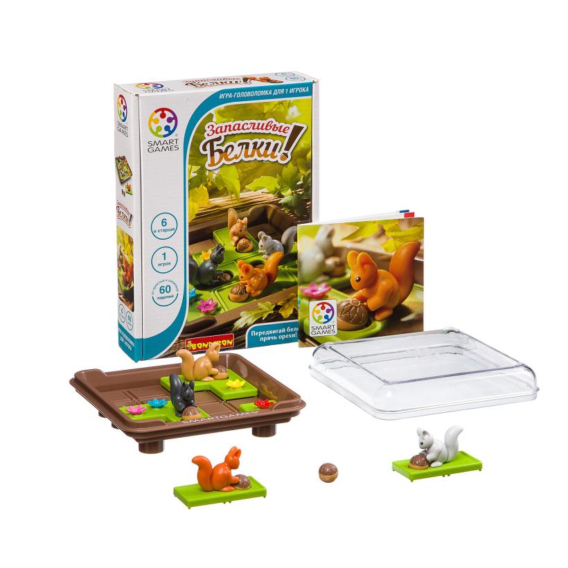 Логическая игра Bondibon Запасливые белки арт.ВВ3065