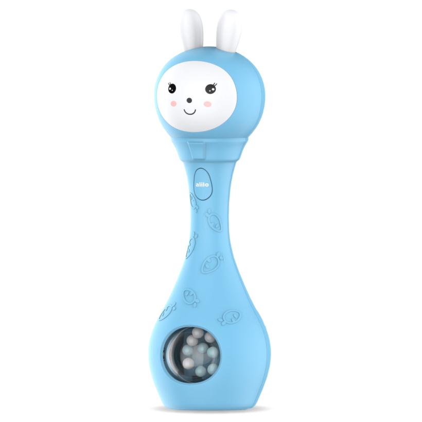 Интерактивная игрушка Зайка карапуз Alilo S1 голубой арт.60172