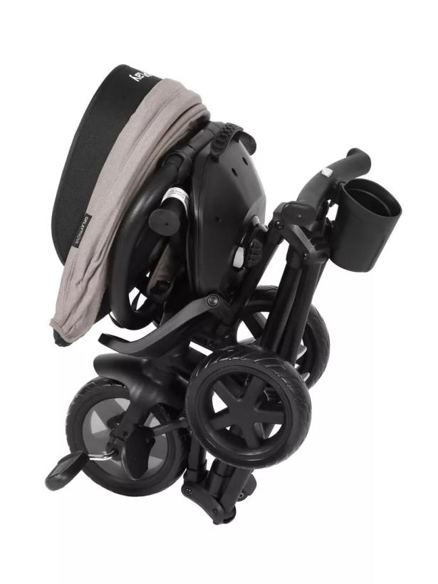 Велосипед трехколесный QPLAY Nova Niello 360° EVA серый