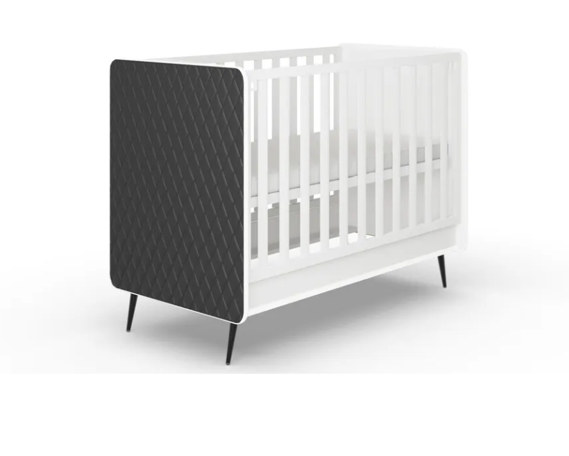 Кровать Элиза Премиум графит кожа