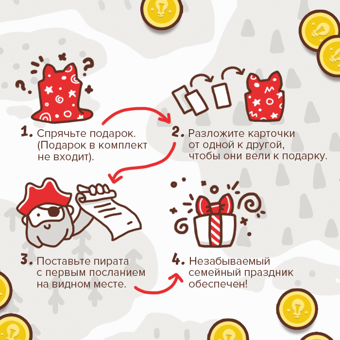 Настольная игра Банда Умников Квестик для пиратов арт.УМ097