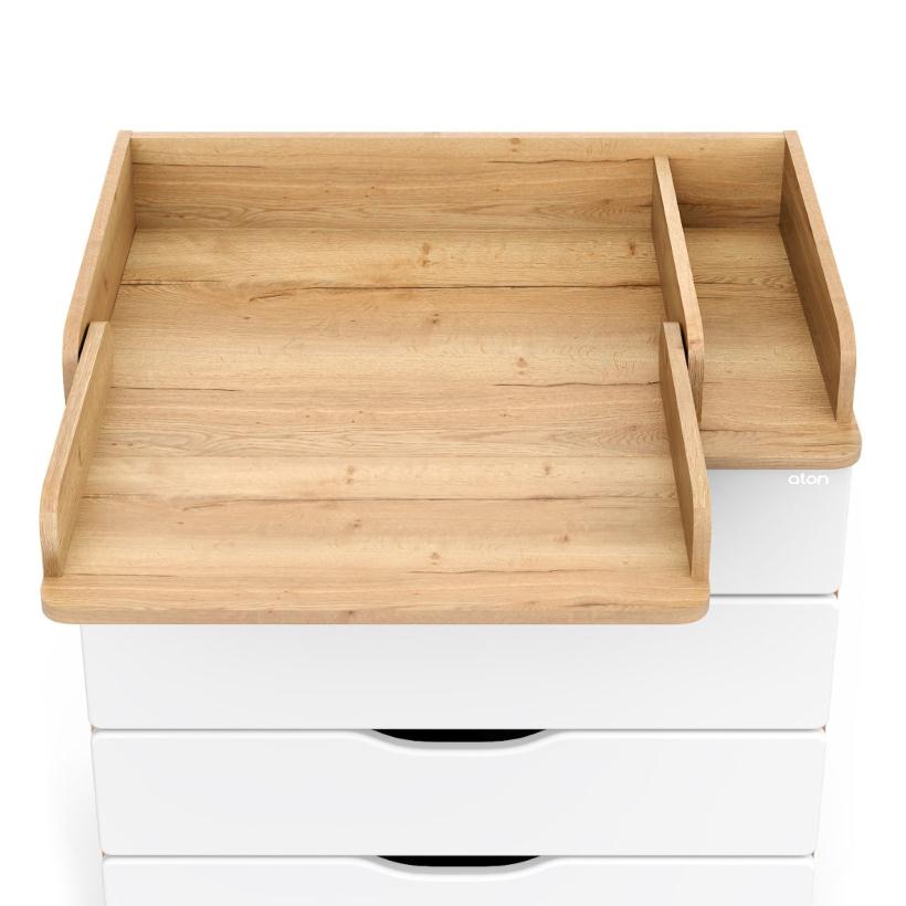 Комод Атон серия Сириус-2 Wood 804 ПВХ дуб галифакс, 4 ящика