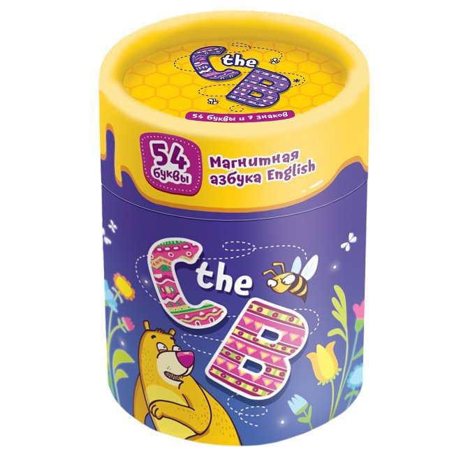 Настольная игра Банда Умников C the B Магнитная Азбука на англ.языке арт.УМ090