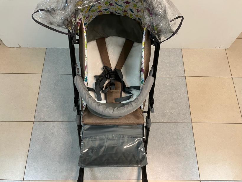 Санки-коляска NOVA бронза