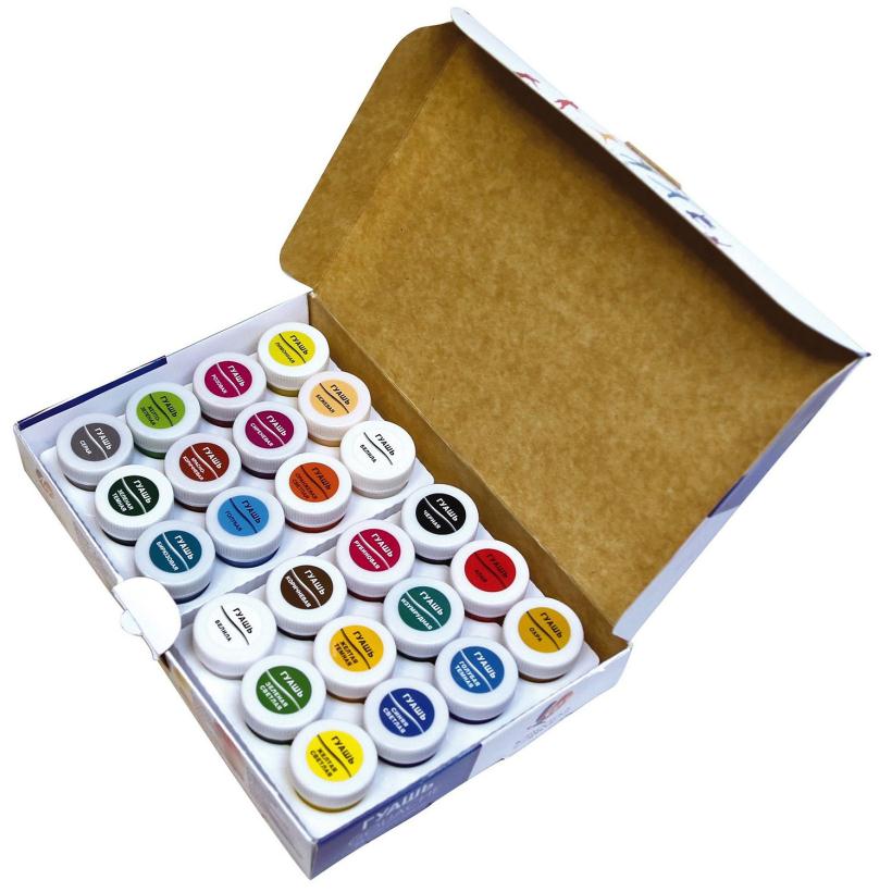 Гуашь Луч Классика 24 цвета по 20 мл арт.28С1681-08