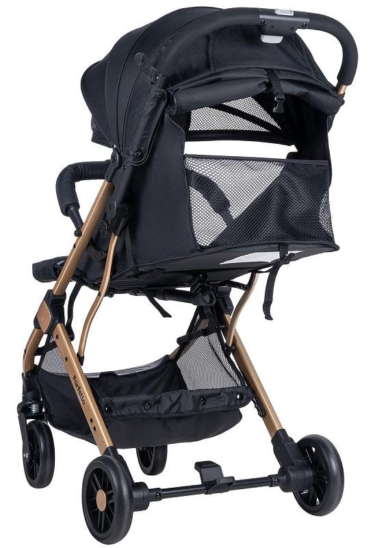 Коляска прогулочная Farfello Comfy Go Golden black золотой черный