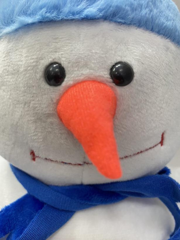 Мягкая игрушка Снеговик высота 30 см