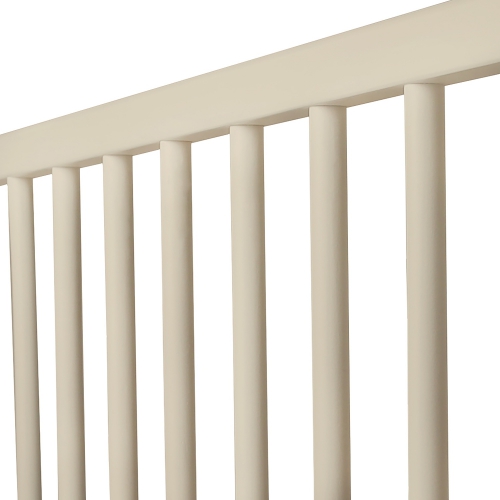 Кровать Белуччи колесо, качалка, ящик, цвет слоновая кость