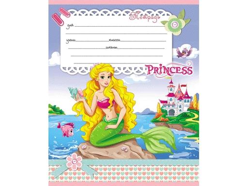 Тетрадь А5 12л "Проф-Пресс" Эконом Микс линия, офсет, на скобе, 10 дизайнов