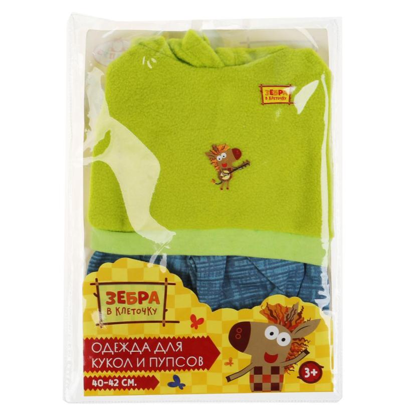 Костюм "Зебра" для кукол и пупсов 40-42 см арт.OTF-ZEBRA04S-RU
