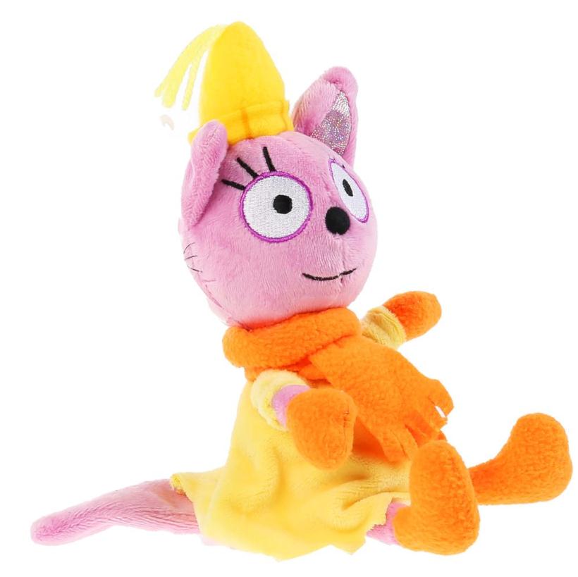 Мягкая игрушка Три Кота Лапочка в зимней одежд, 13см, муз. чип,