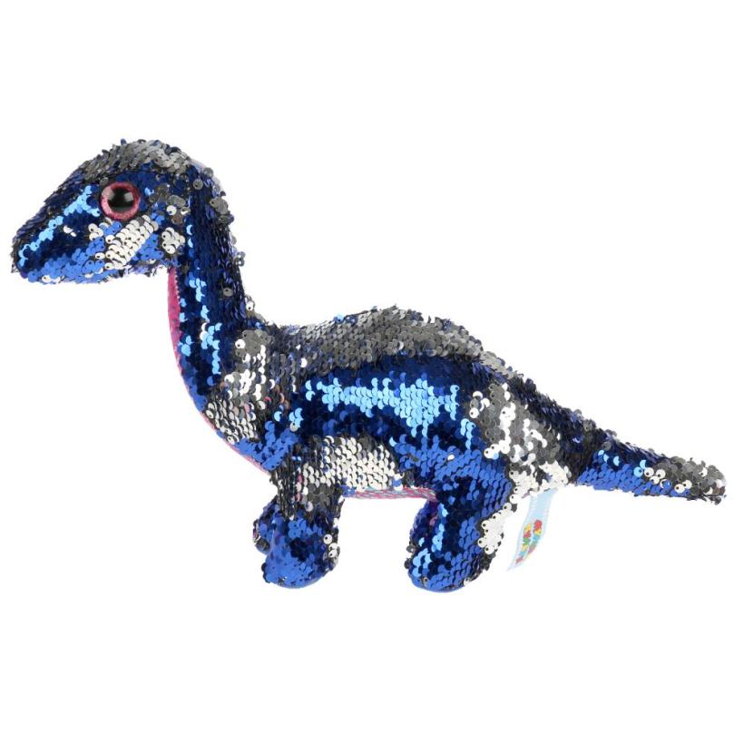 Мягкая игрушка "Мульти-Пульти" Дино "космос" из пайеток 38 см, без чипа арт.JE50666-NS