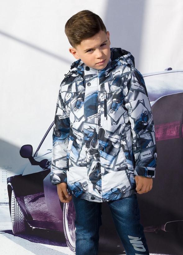 Куртка для мальчиков "Форсаж" 2-6 лет, цвет серый арт.BZWL3073