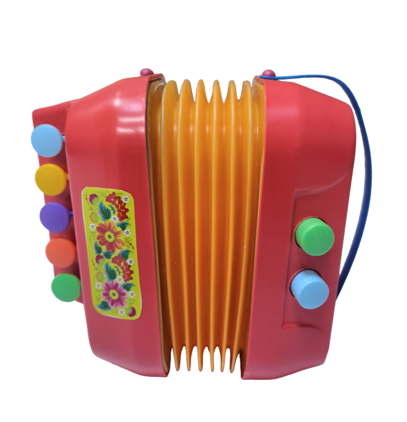 Тульская Меховая гармонь цвет красный