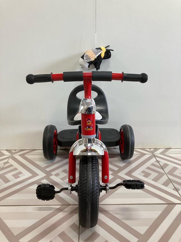 Велосипед детский трехколесный XAF-661 красный со светом, звуком