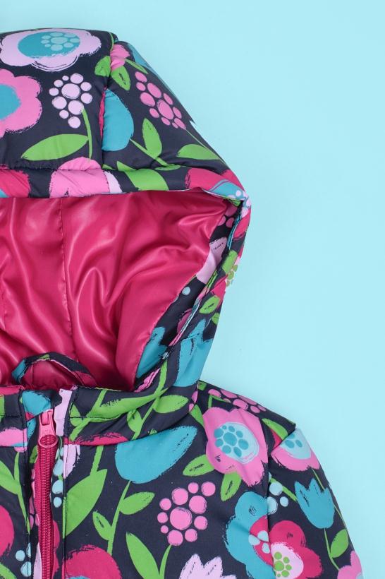 Куртка Зиронька "Цветы" для девочки 80-122 см арт.Z2-48-0013-1