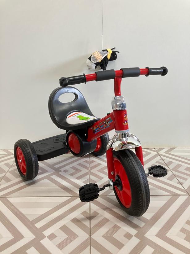 Велосипед детский трехколесный XAF-661 красный со светом, звуком