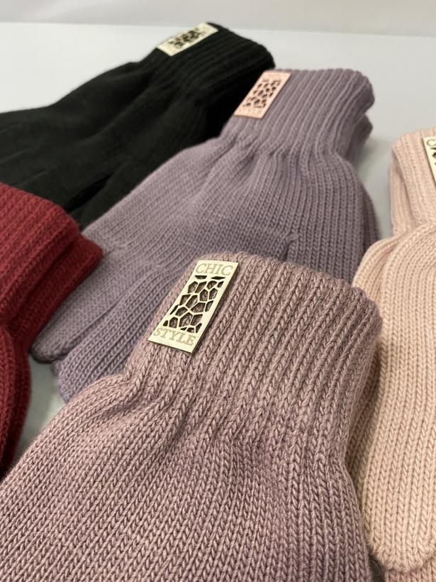 Перчатки для девочки подростковые из шерсти арт.TG-496