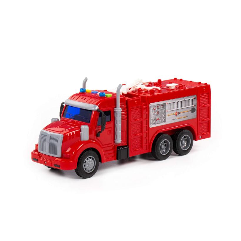 Автомобиль пожарный инерционный Профи со светом и звуком