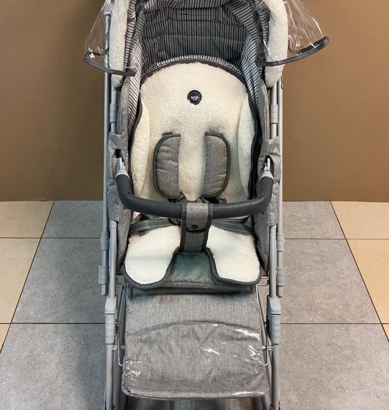 Санки коляска Ника детям НД7-8K дымчатый