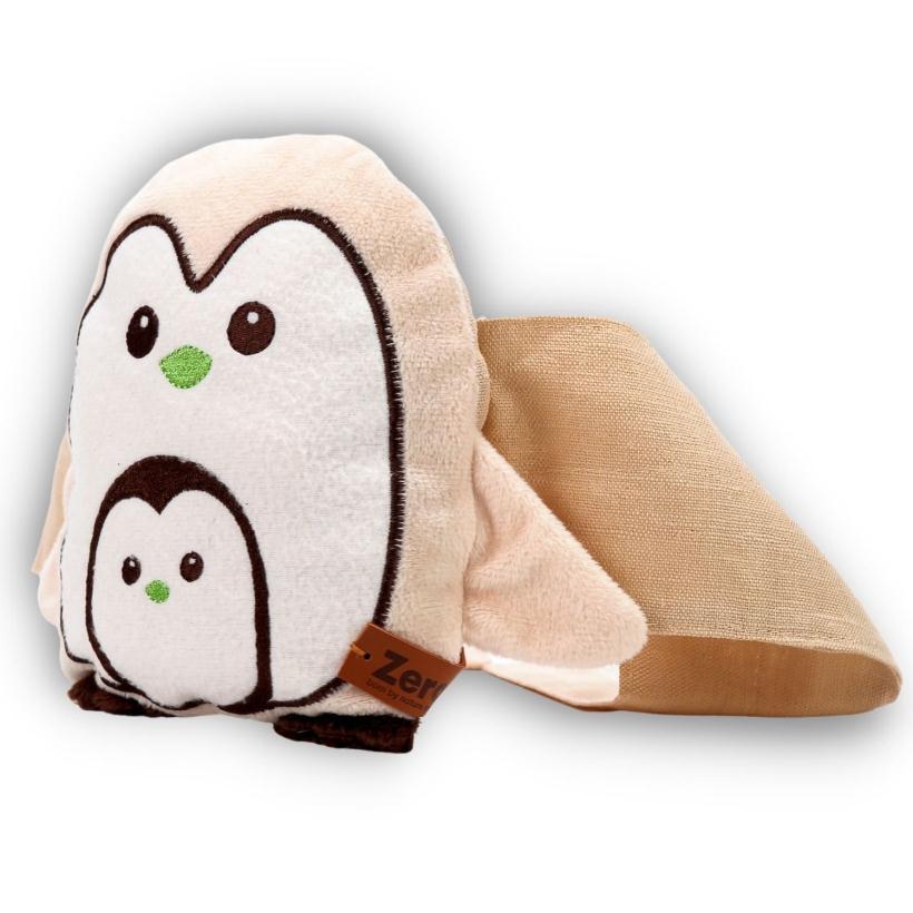 Игрушка-грелка ZerO-99 Пингвин с поясом, с вишневыми косточками
