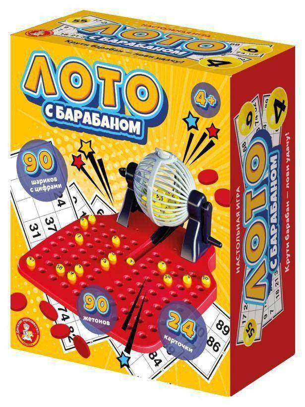 Настольная игра Лото с барабаном 05907