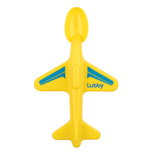 LUBBY Ложка "Самолетик", от 6 мес., полипропилен 16587