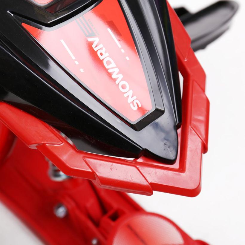 Снегокат SND5 на красном каркасе