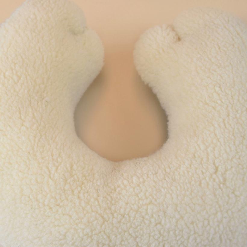 Подушка Рогалик Волк Ипполит из шерсти Woolhouse