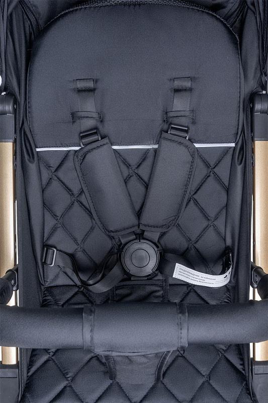 Коляска прогулочная Farfello Comfy Go Golden black золотой черный