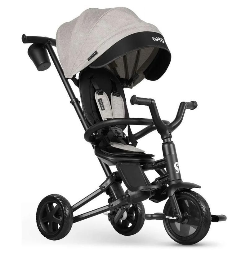 Велосипед трехколесный QPLAY Nova Niello 360° EVA серый