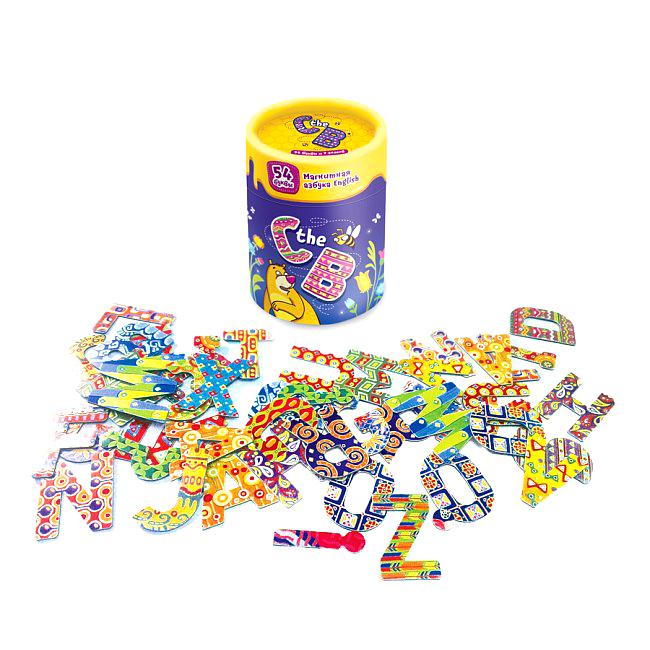 Настольная игра Банда Умников C the B Магнитная Азбука на англ.языке арт.УМ090