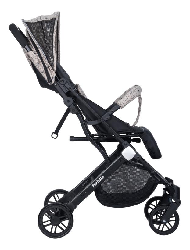 Коляска прогулочная Farfello Comfy Go Tracery beige ажурный бежевый