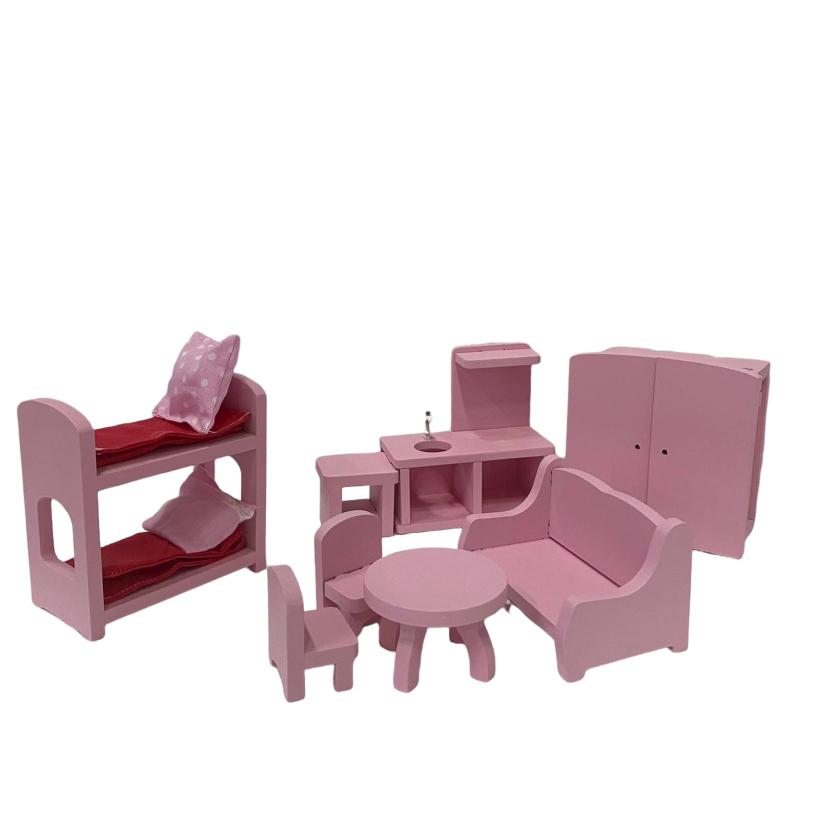 Набор мебели для кукол Макс 8 предметов МЛН01
