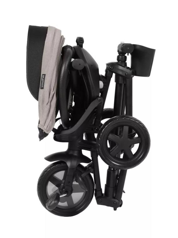 Велосипед трехколесный QPLAY Nova Niello 360° EVA серый