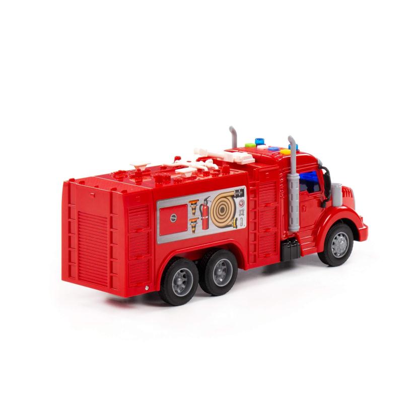 Автомобиль пожарный инерционный Профи со светом и звуком